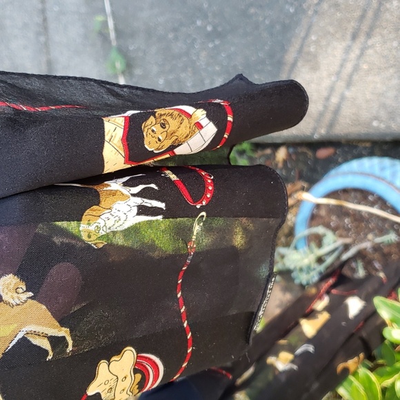 CEJON 100% Printed Silk Scarf Vintage 60" X 12 " EUC - Picture 4 of 7